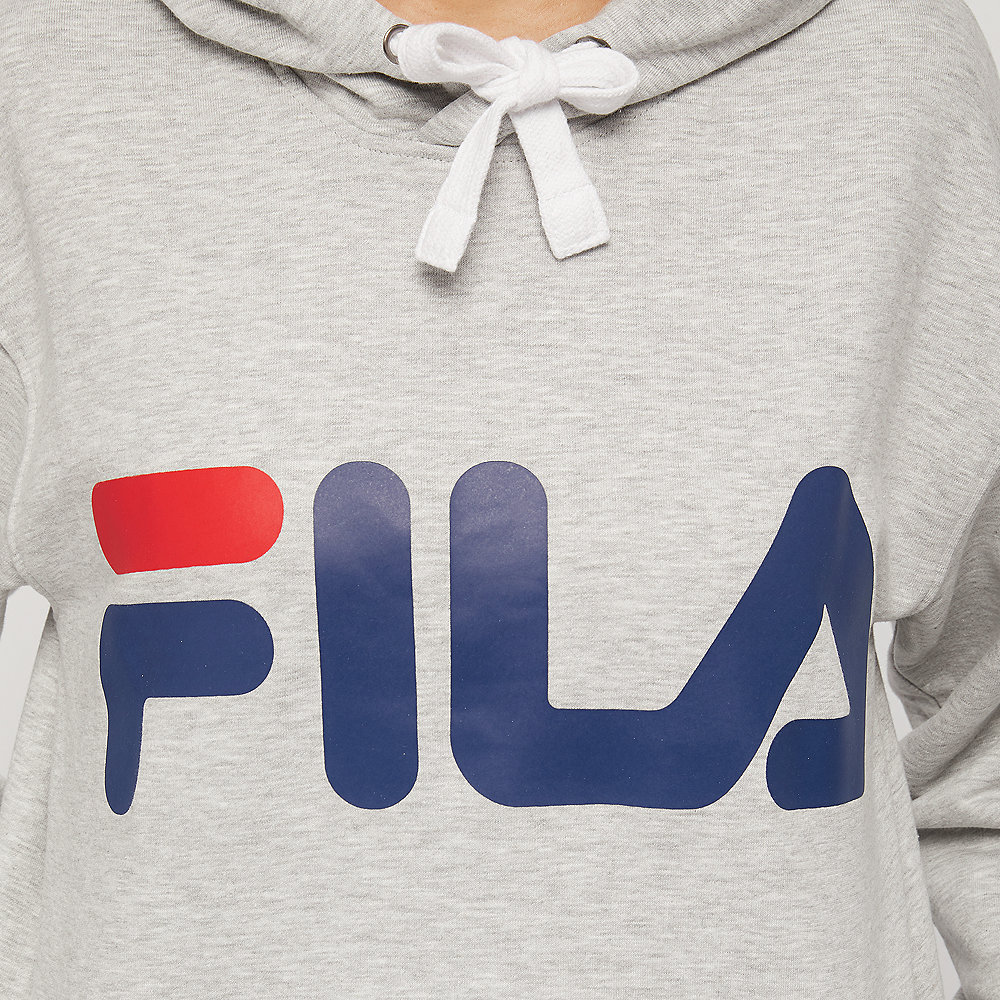 Fila Classic Logo Hood Kangaroo light grey melange