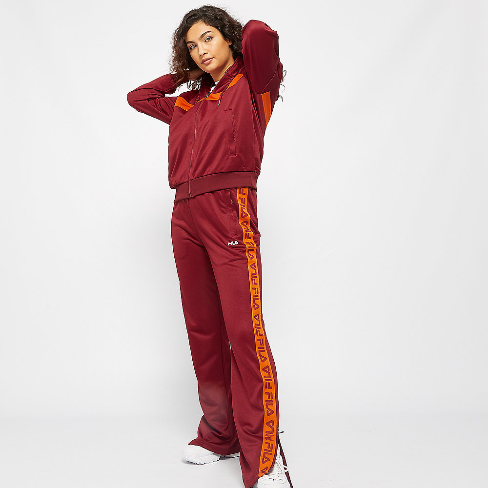 Fila Thora Tape Track Pant merlot