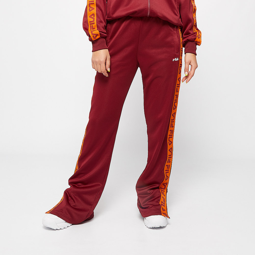 Fila Thora Tape Track Pant merlot