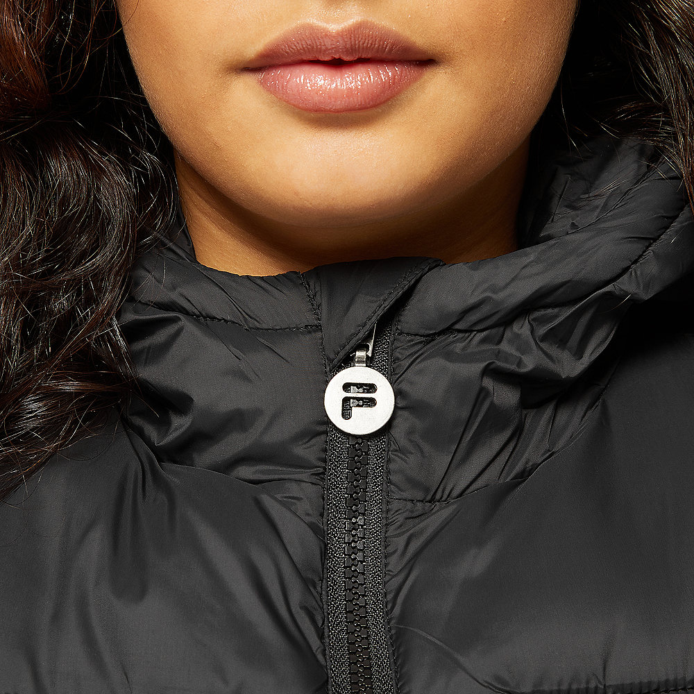 Fila ZIA Long Puff Jacket black
