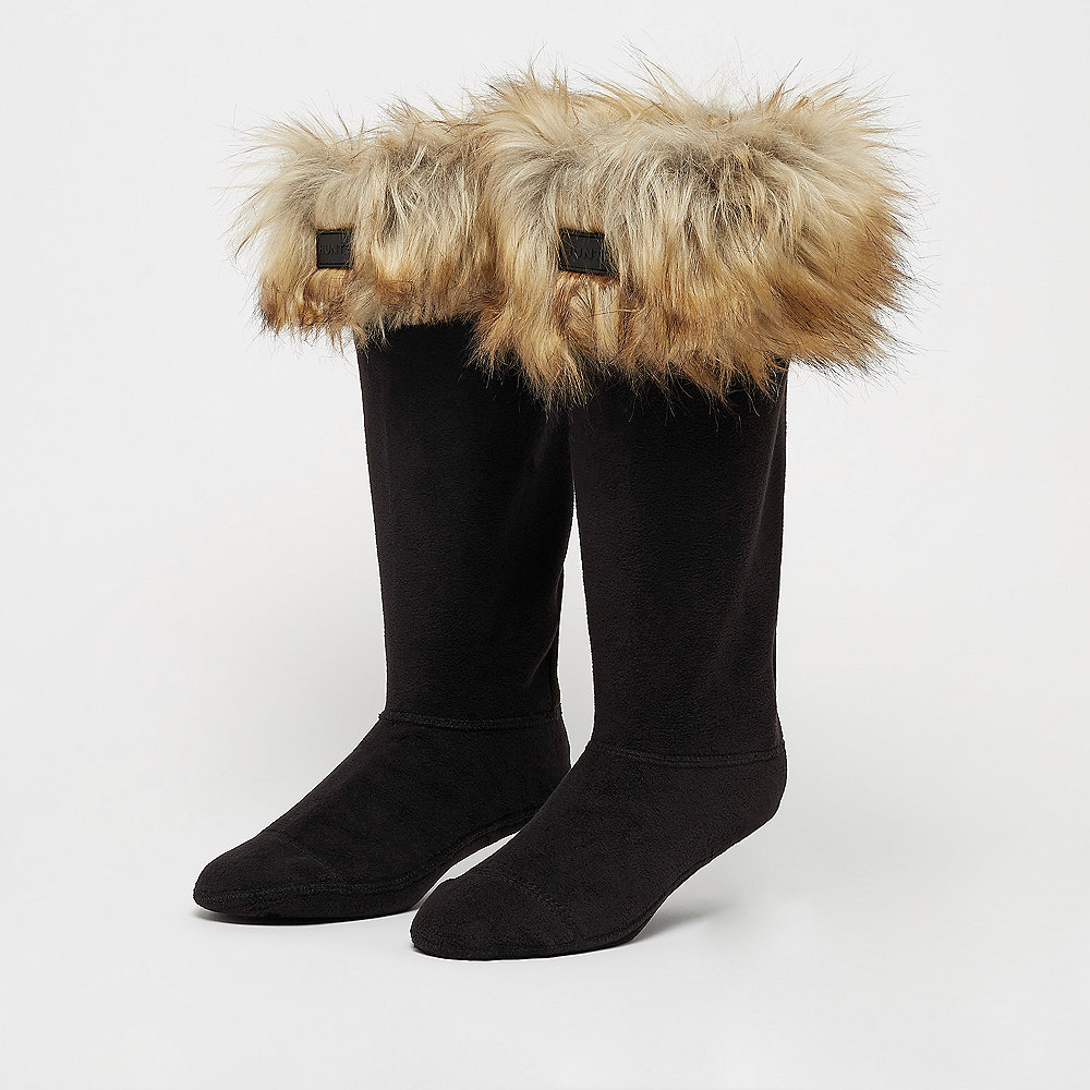 Hunter Faux Fur Cuff Boot Sock tawny