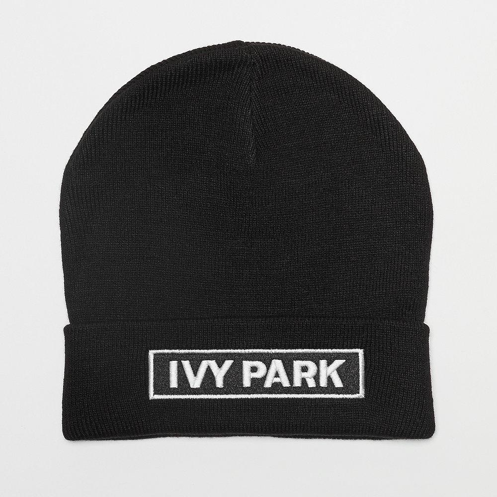 IVY PARK Badge Logo Beanie black