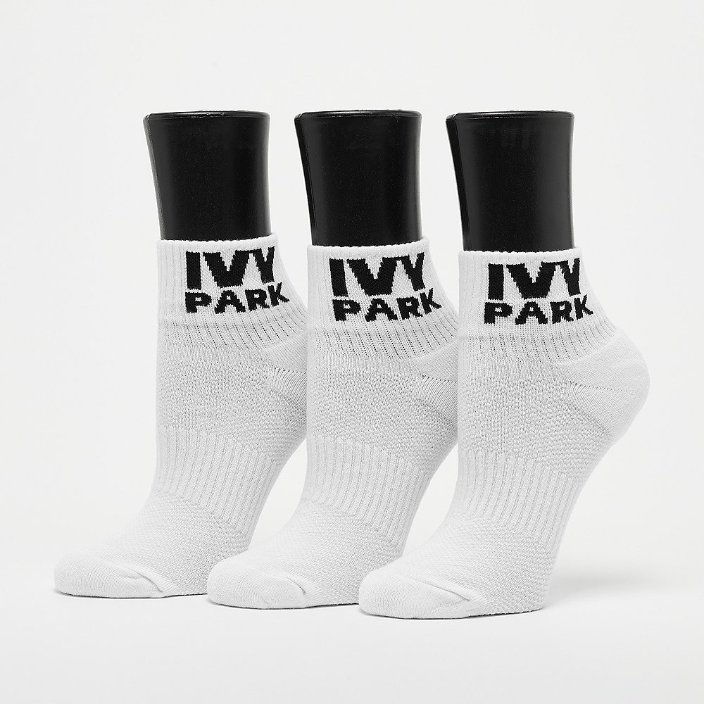 IVY PARK Logo Ankle Socks 3 Pack white