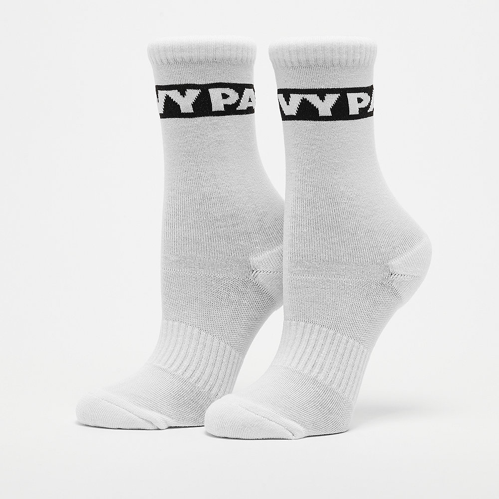 IVY PARK Logo Graphic Crew Socks 2 Pack white