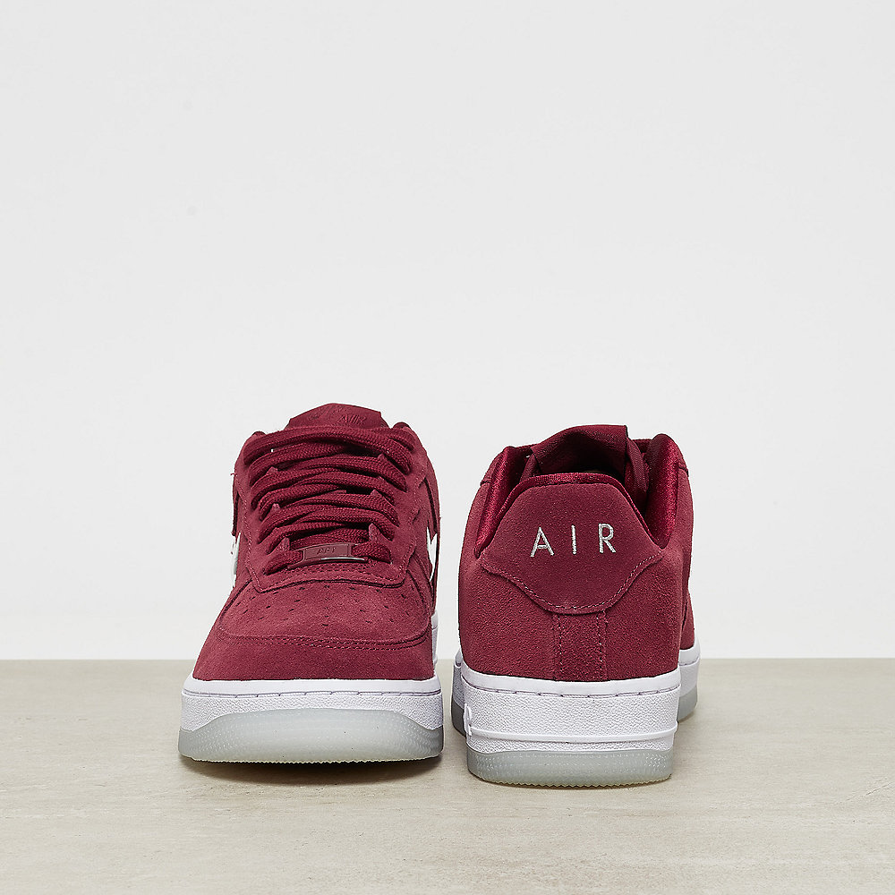 NIKE Air Force 1 '07 Premium LX team red/metallic silver-white