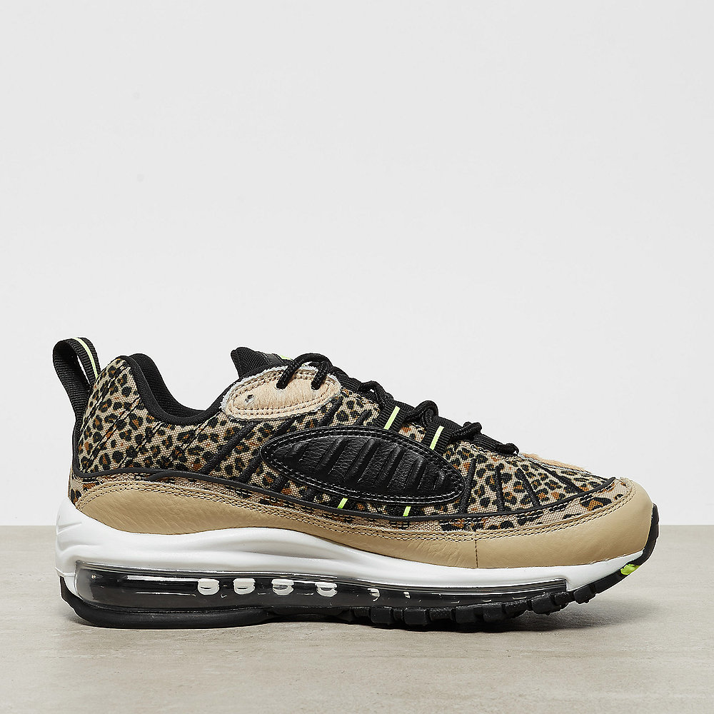 NIKE Air Max 98 Premium desert ore/volt glow-black-wheat