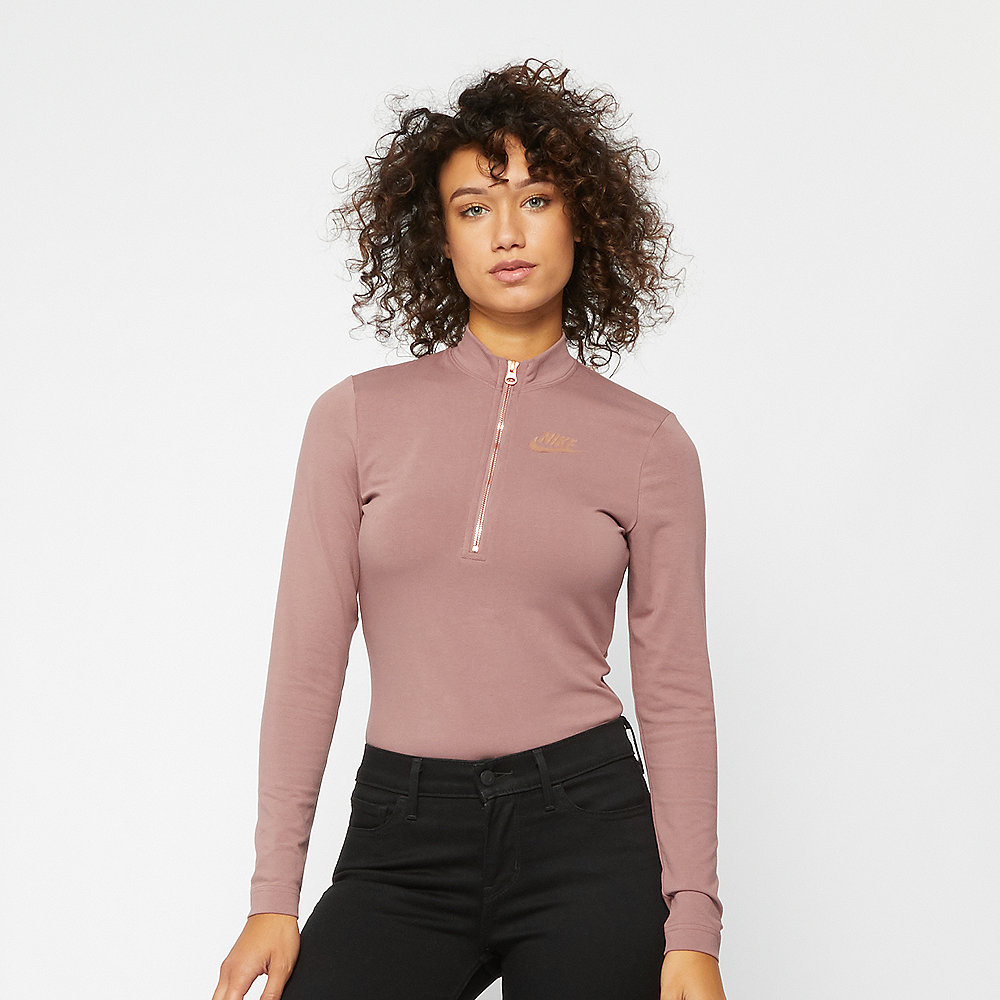 NIKE NSW Air Bodysuit Longsleeve smokey mauve/rose gold