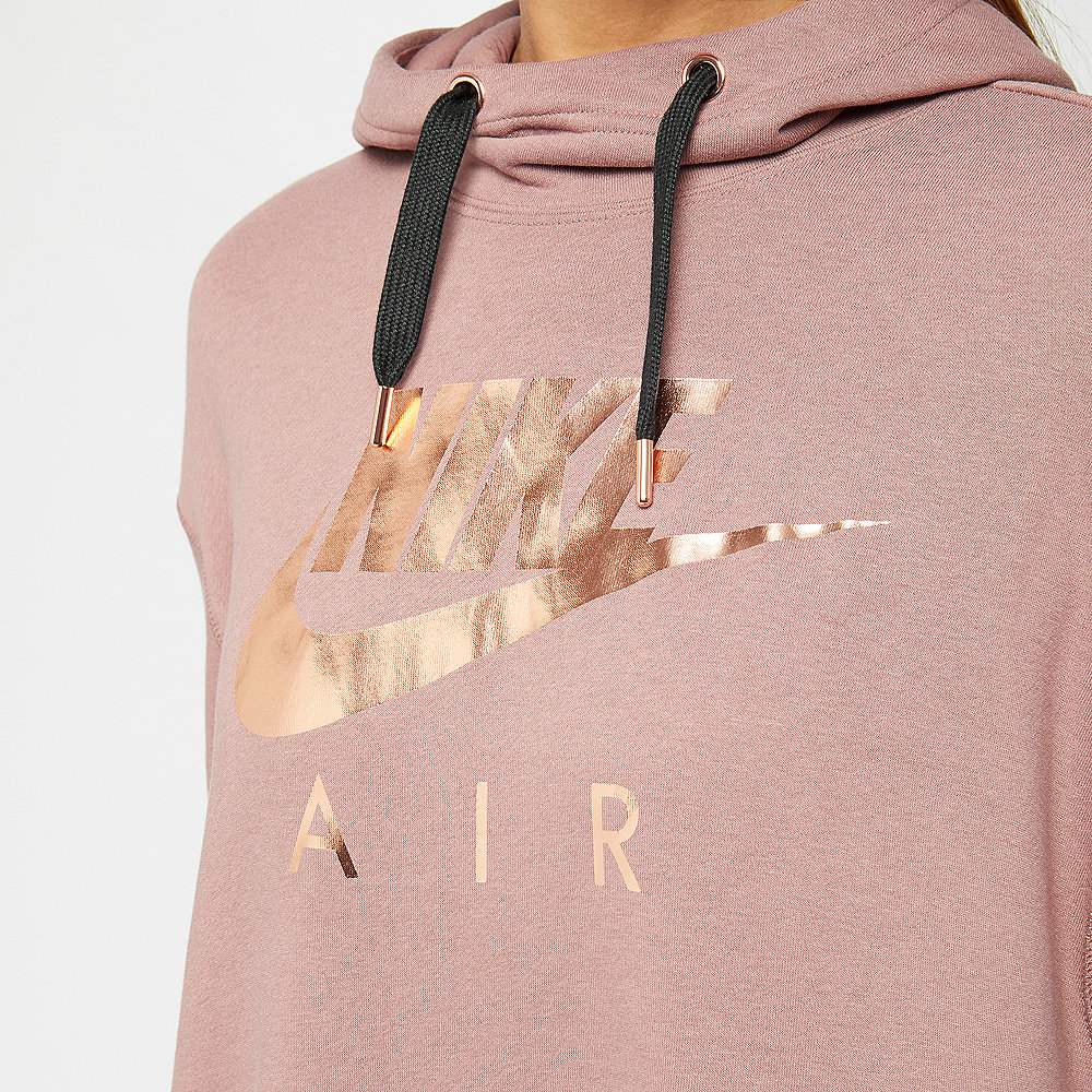 NIKE NSW Air Hoodie smokey mauve/black
