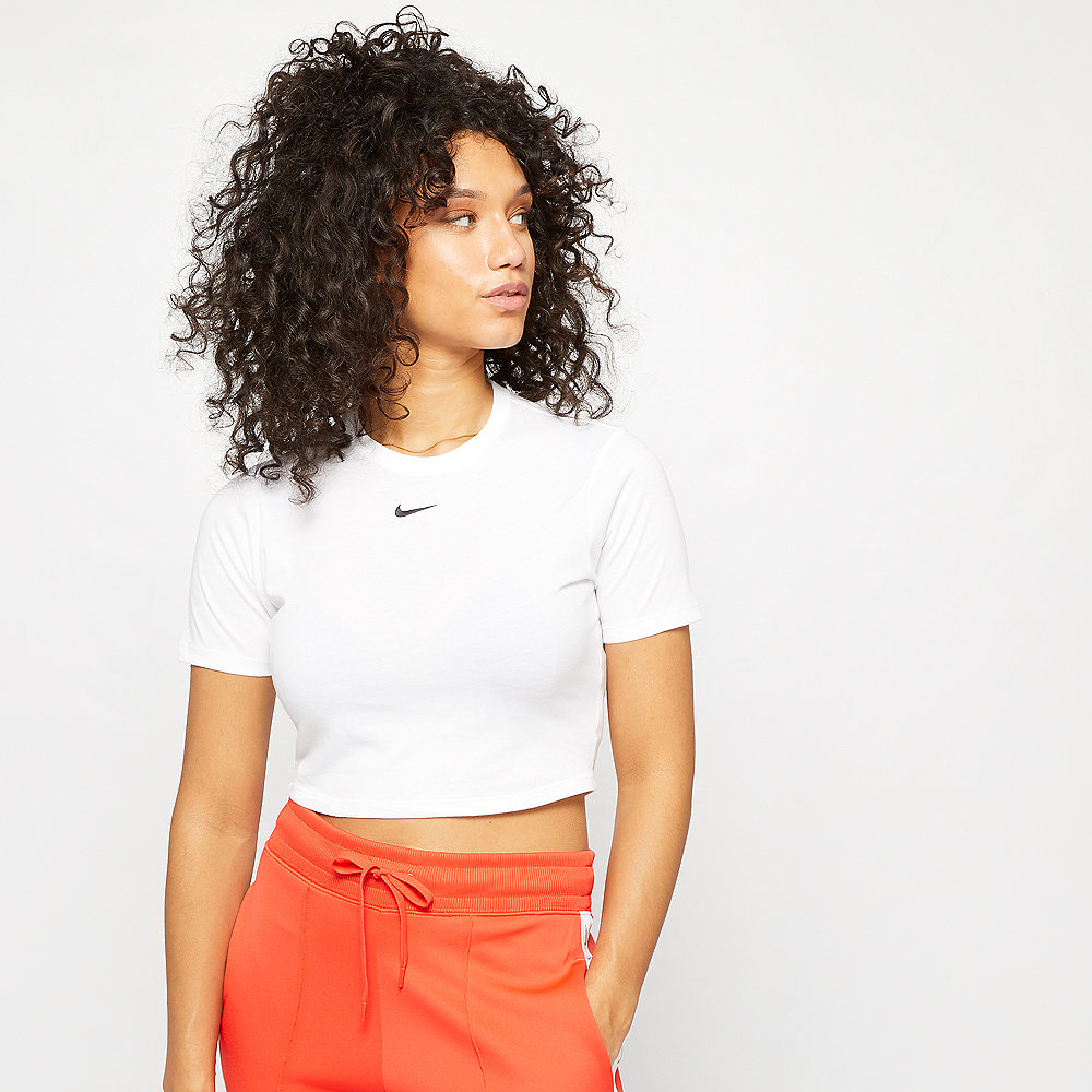 NIKE NSW Essential T-Shirt Crop GX white/black