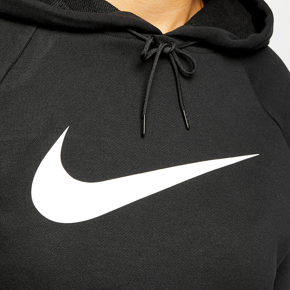NIKE NSW Swoosh Hoodie Crop black/white