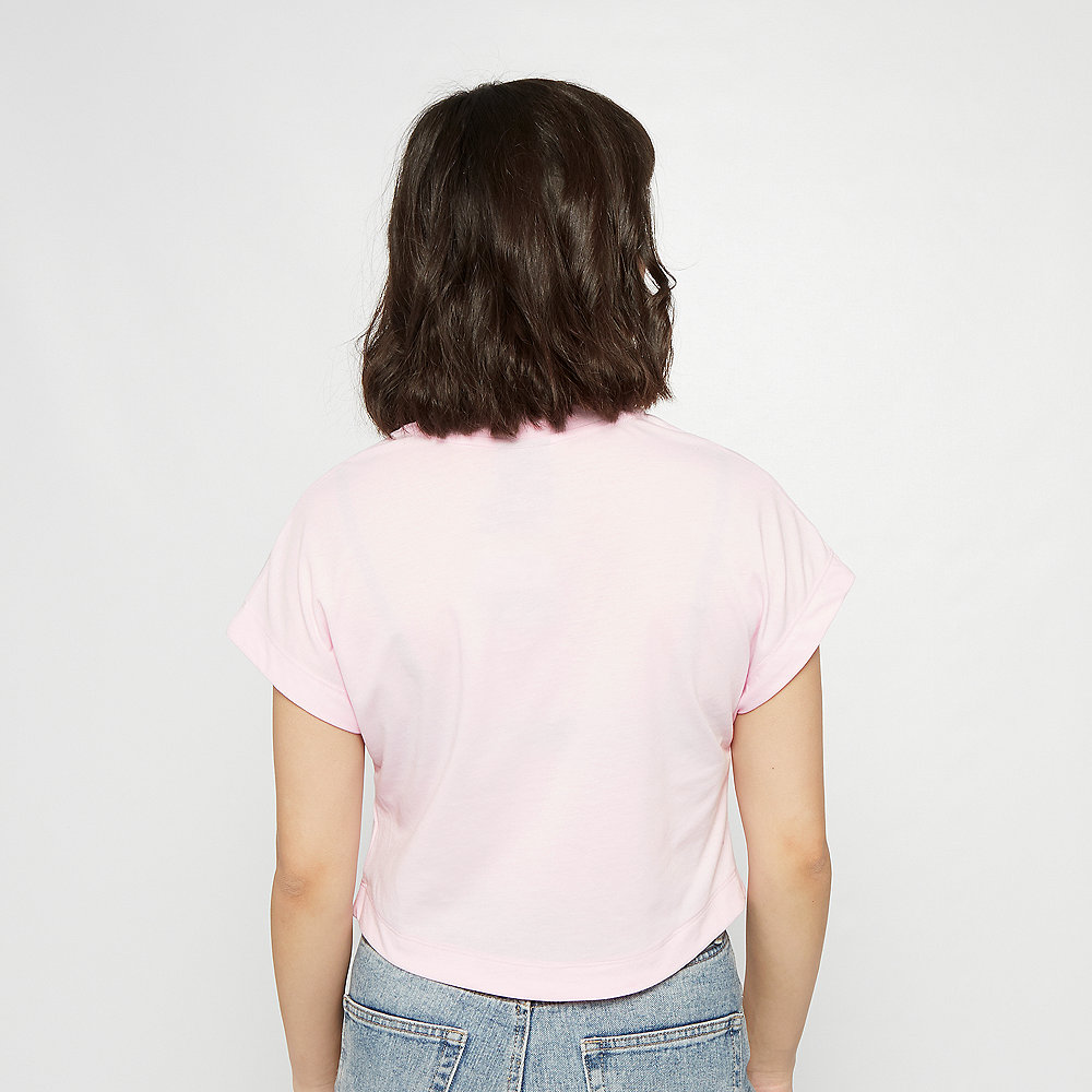 NIKE NSW Swoosh T-Shirt Crop pink foam/black
