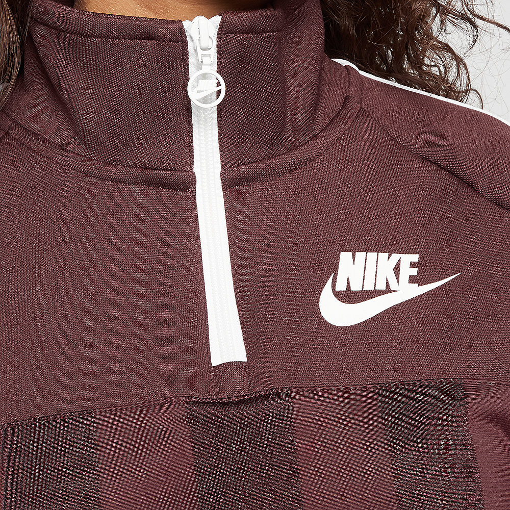 NIKE NSW Top Longsleeve SHDW STRP el dorado/plum chalk/white