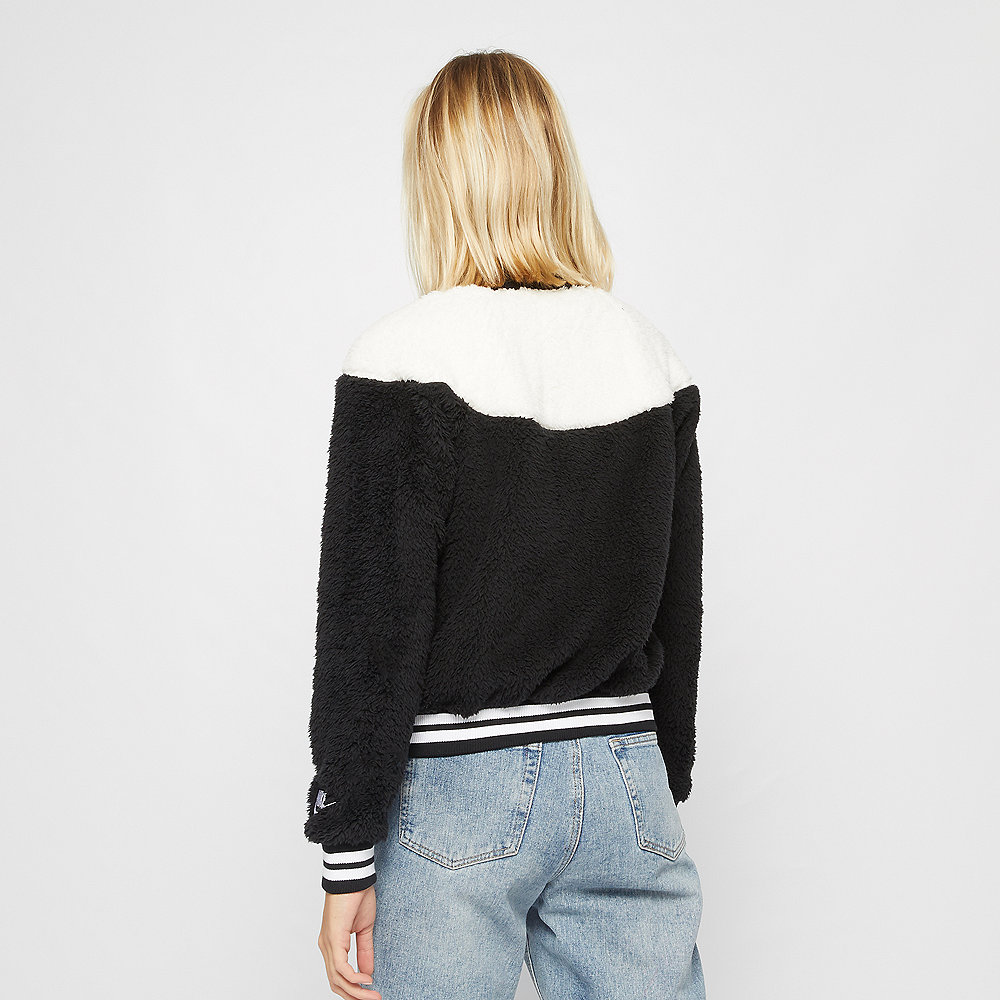 NIKE W NSW JKT BOMBER WOLF black/sail/white