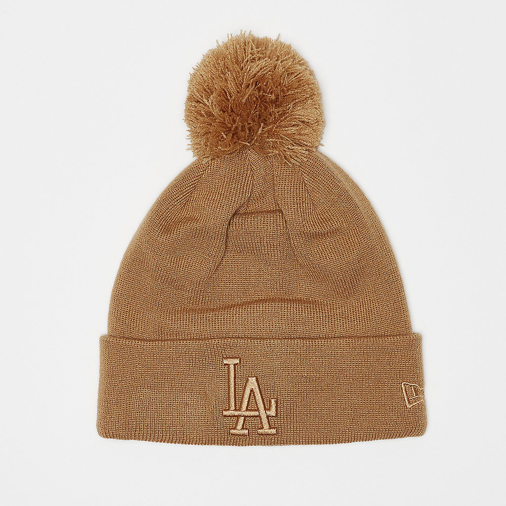 New Era Womens League Essential Bobble Cuff LA Dodgers wheat
