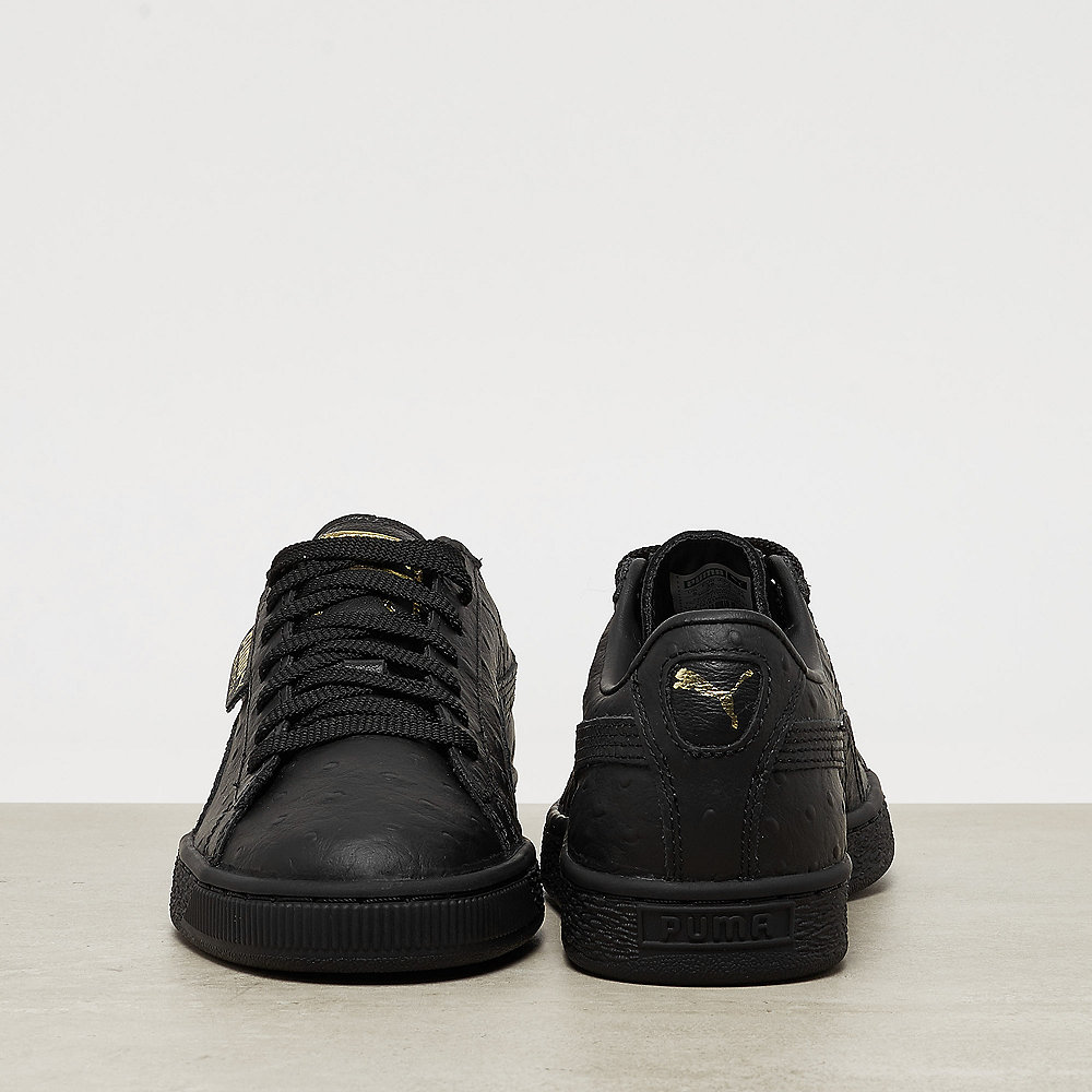 Puma Basket Ostrich Wns puma black-puma silver