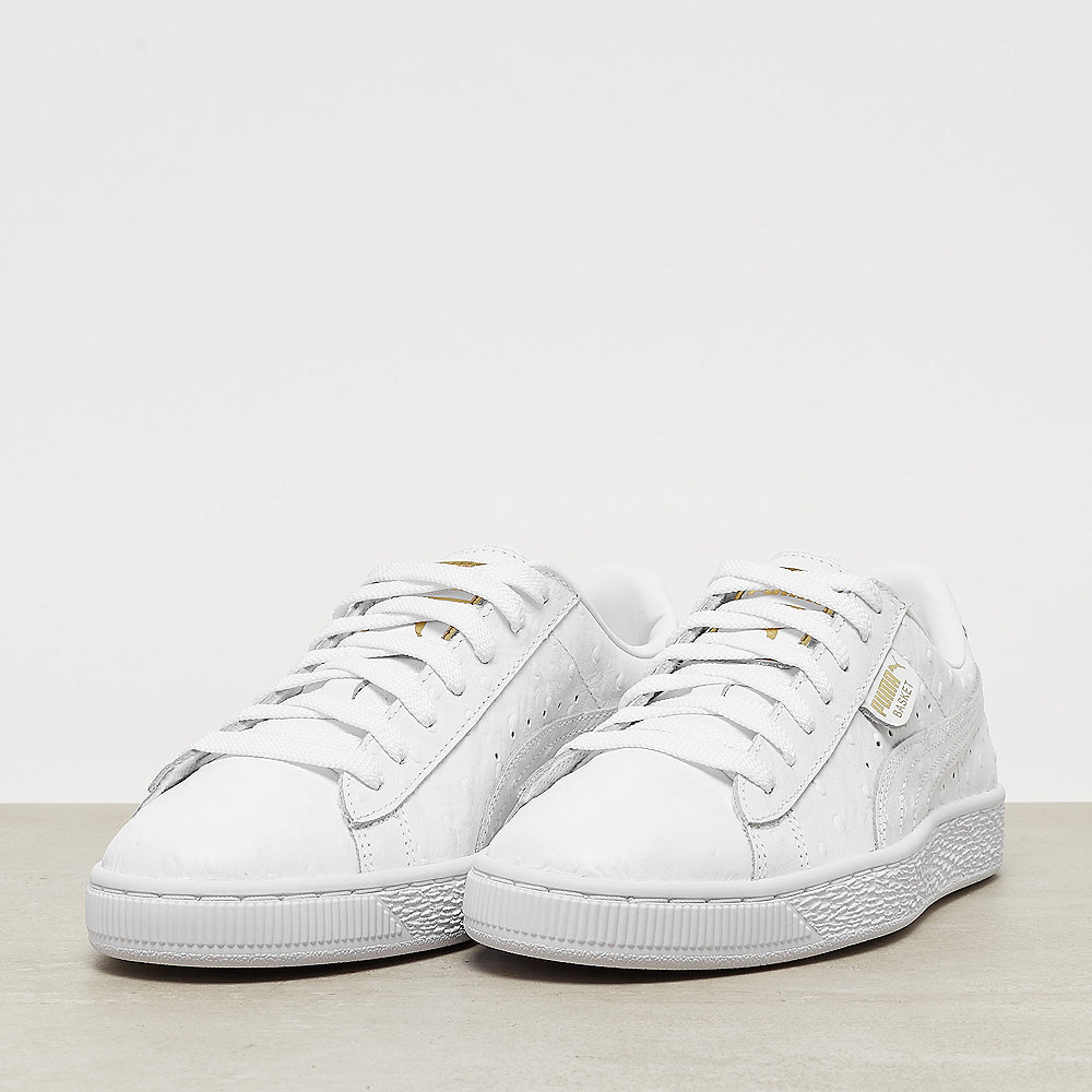Puma Basket Ostrich Wns puma white-puma silver