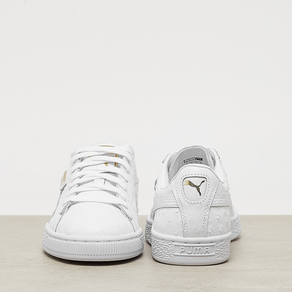 Puma Basket Ostrich Wns puma white-puma silver