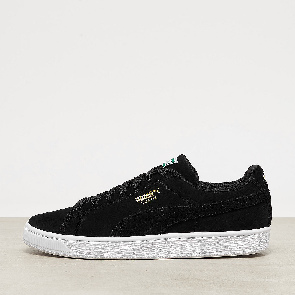 Puma Suede Classic+ black-team gold-white