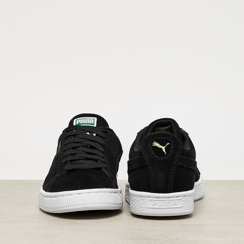 Puma Suede Classic+ black-team gold-white