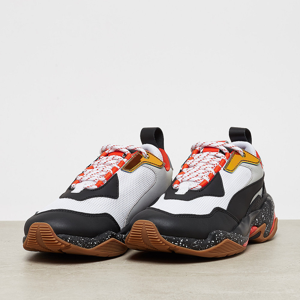 Puma Thunder Electric puma white-puma black-mandarine red
