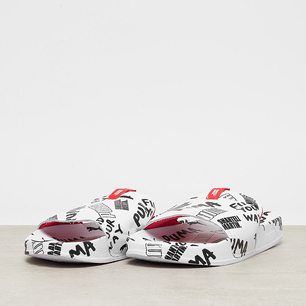 Puma Leadcat Graphic SM puma white-puma black-spiced coral