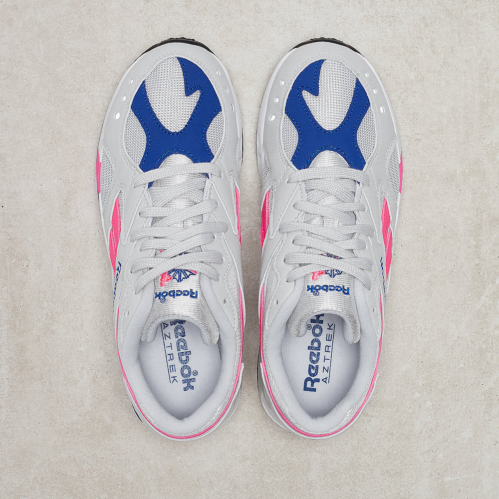 Reebok Aztrek skull grey/acid pink/coll royal/white