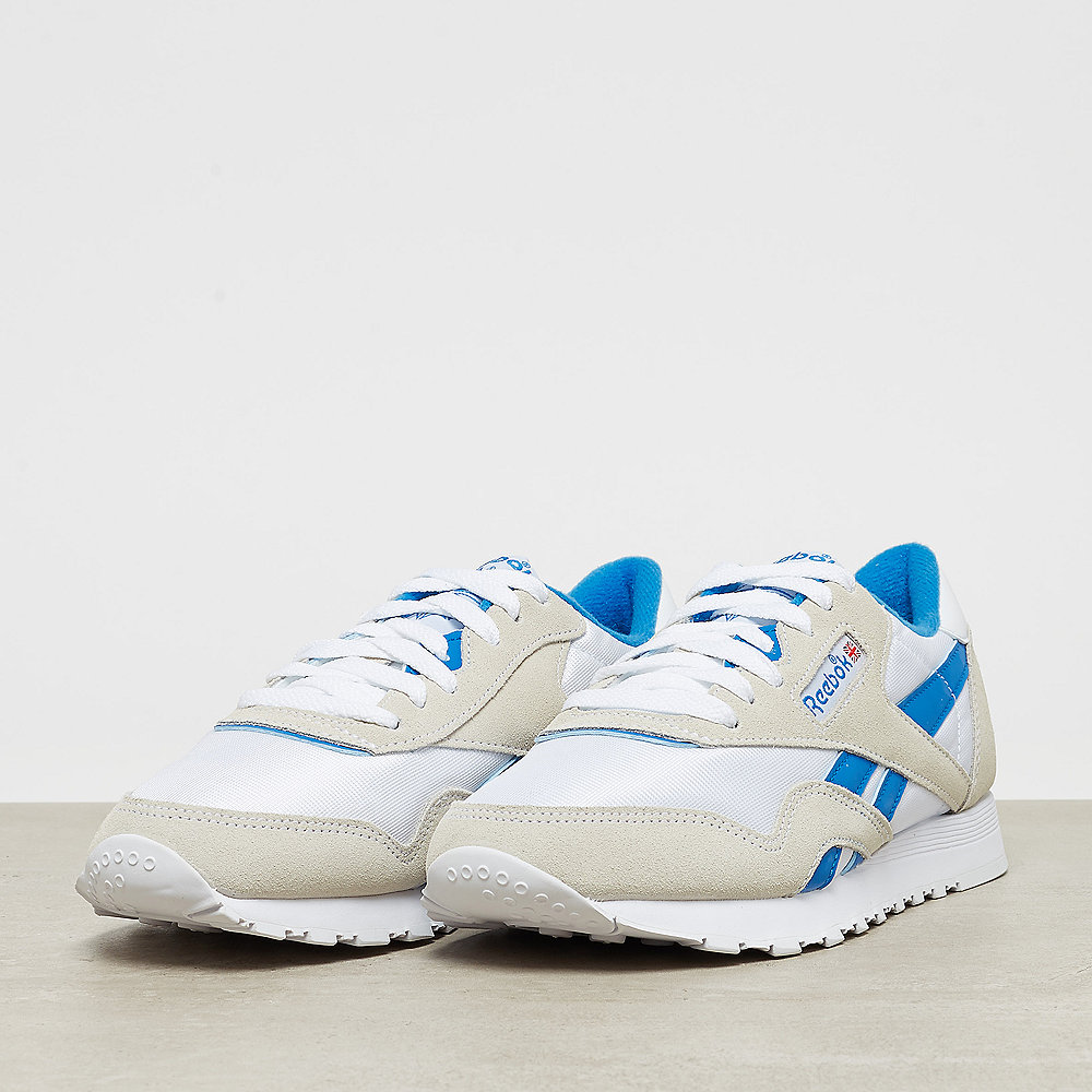Reebok Classic Leather Nylon archive white/cycle blue