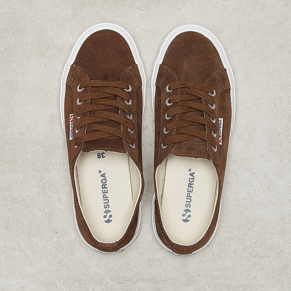 Superga 2750 - Suede brown coffee