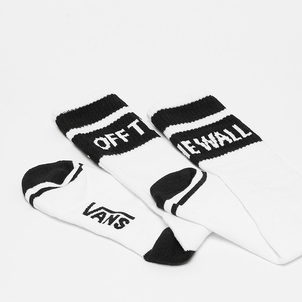 Vans Summer Camp Crew Sock 1PK white black