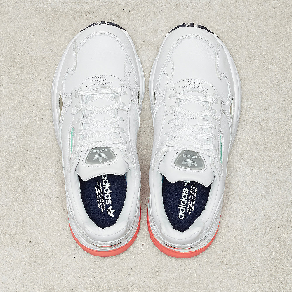adidas Falcon W crystal white/crystal white/easy orange