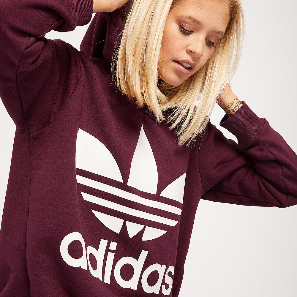 adidas BF TRF Hoodie maroon