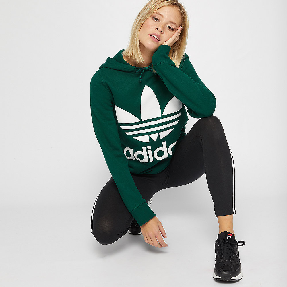 adidas Trefoil Hoodie collegiate green