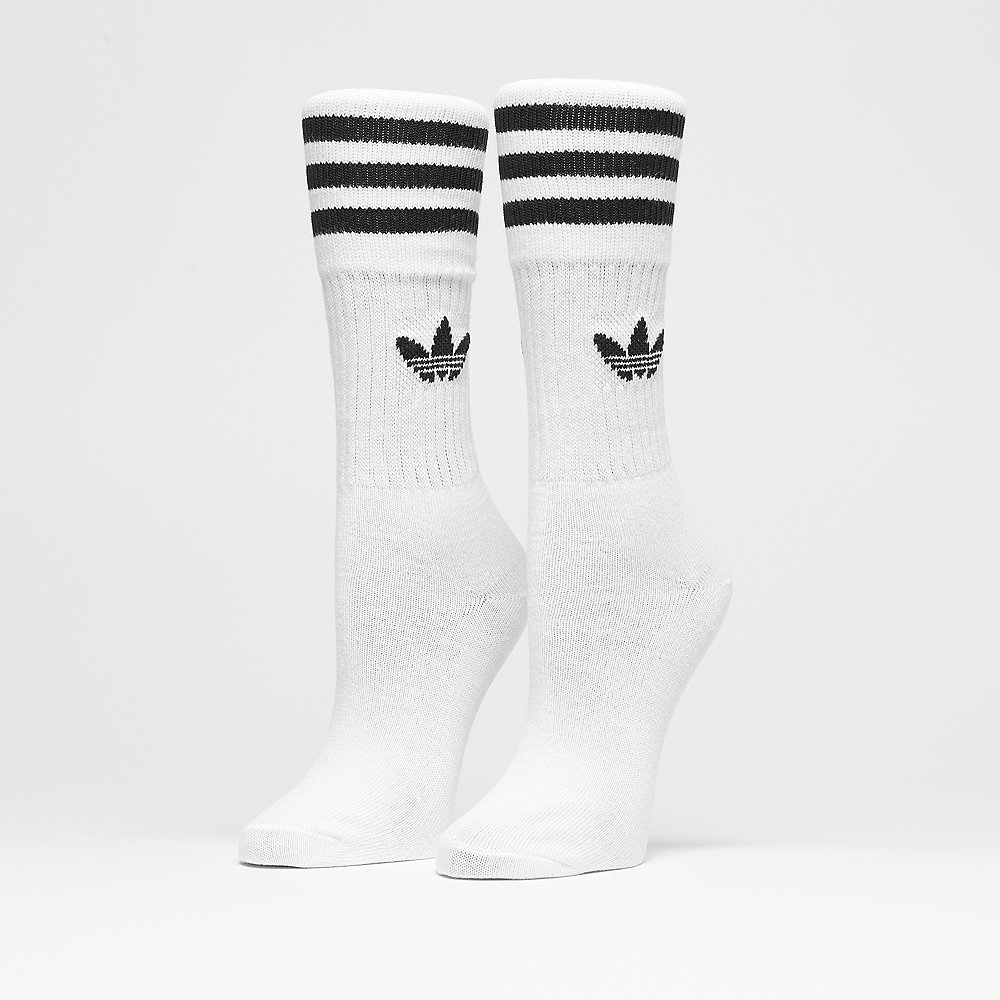 adidas Solid Crew 3PP white/black