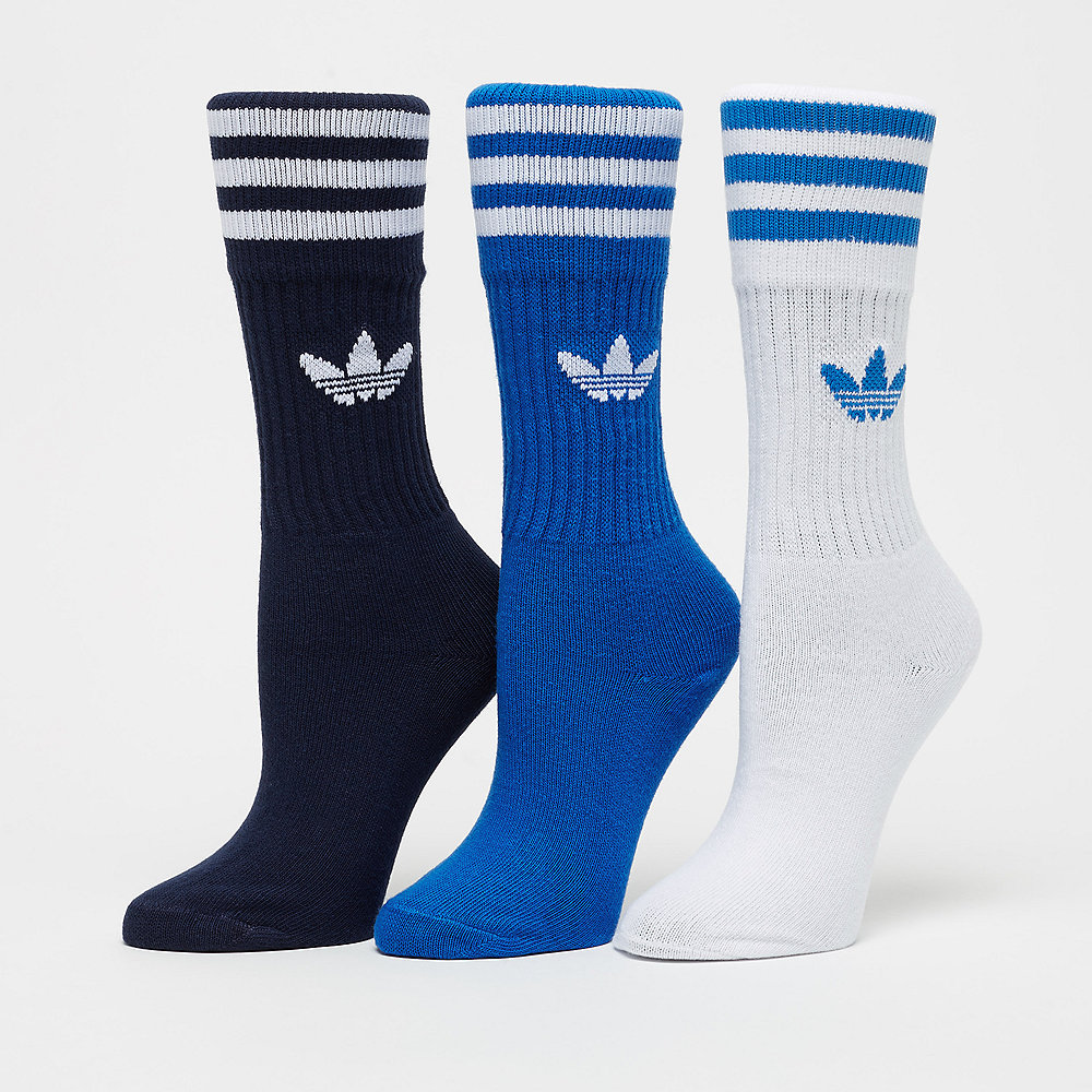 adidas Solid Crew Sock collegiate navy/bluebird/white