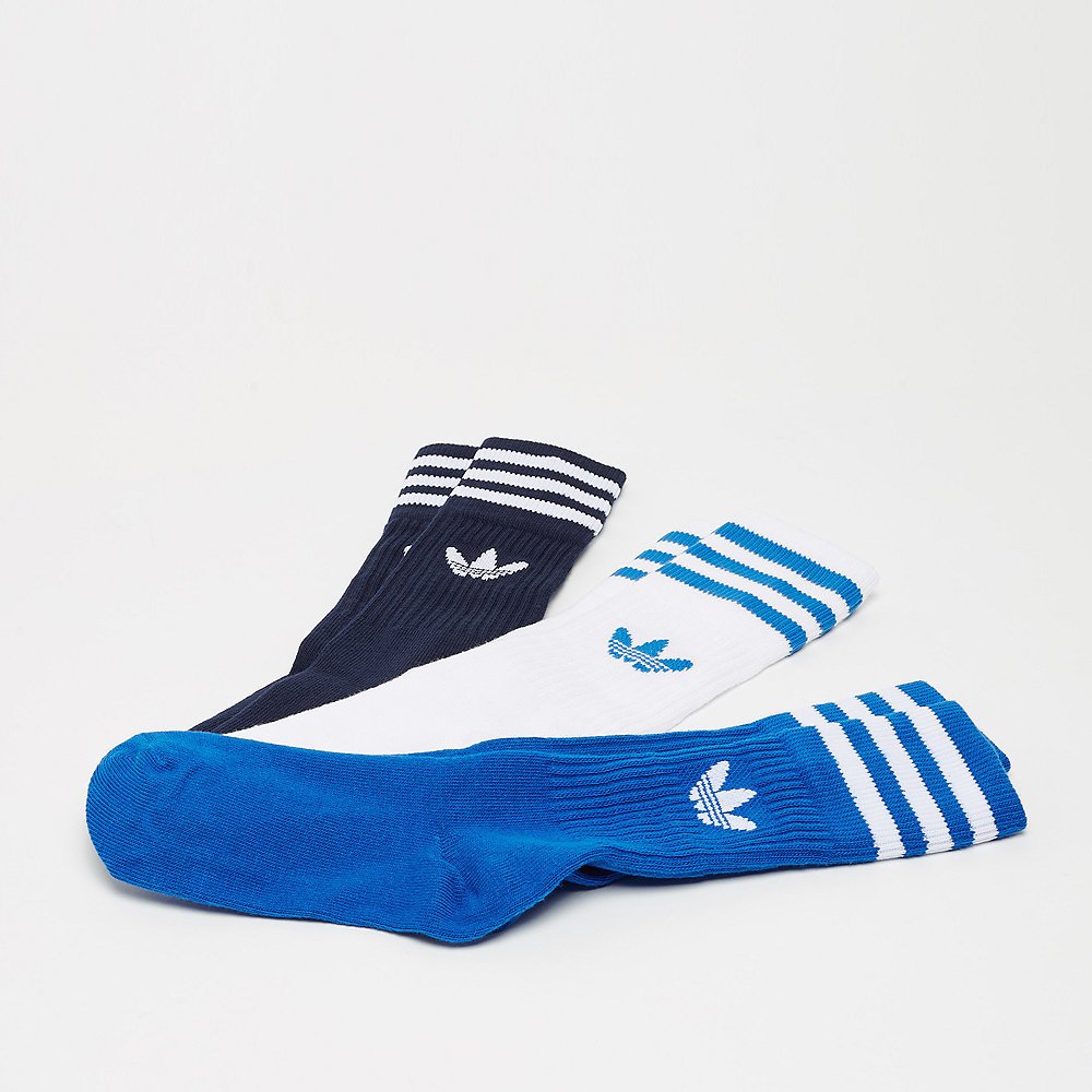 adidas Solid Crew Sock collegiate navy/bluebird/white