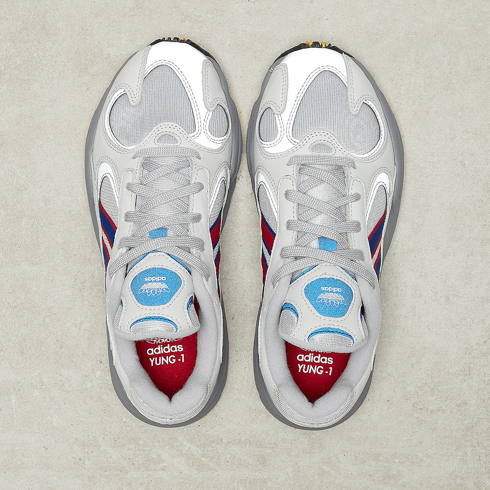 adidas Yung 1 Grey Two F17/collegiate royal/scarlet