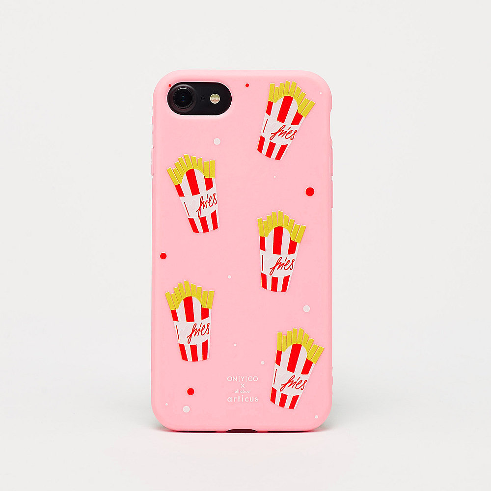 allaboutarticus MORE FRIES pink iPhone Case