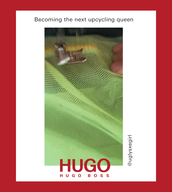 Couple in HUGO outfits