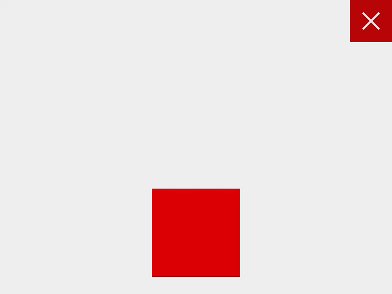 Incorrect animation demonstrating motion blur applied to a moving element