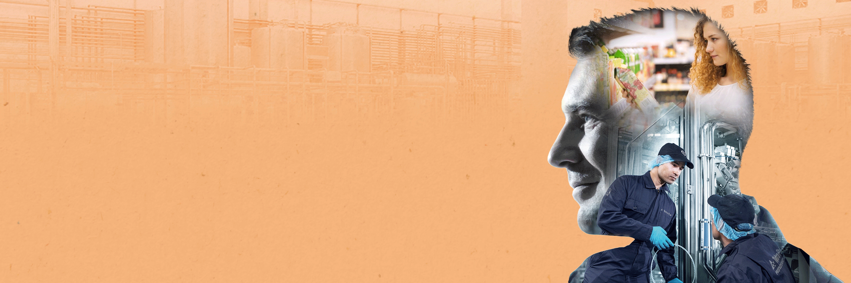 Illustration artistique d'un homme et de personnes dans différentes situations