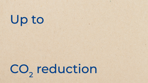 Up to 33% co2 reduction