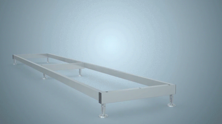 Modular frame design offers high flexibility