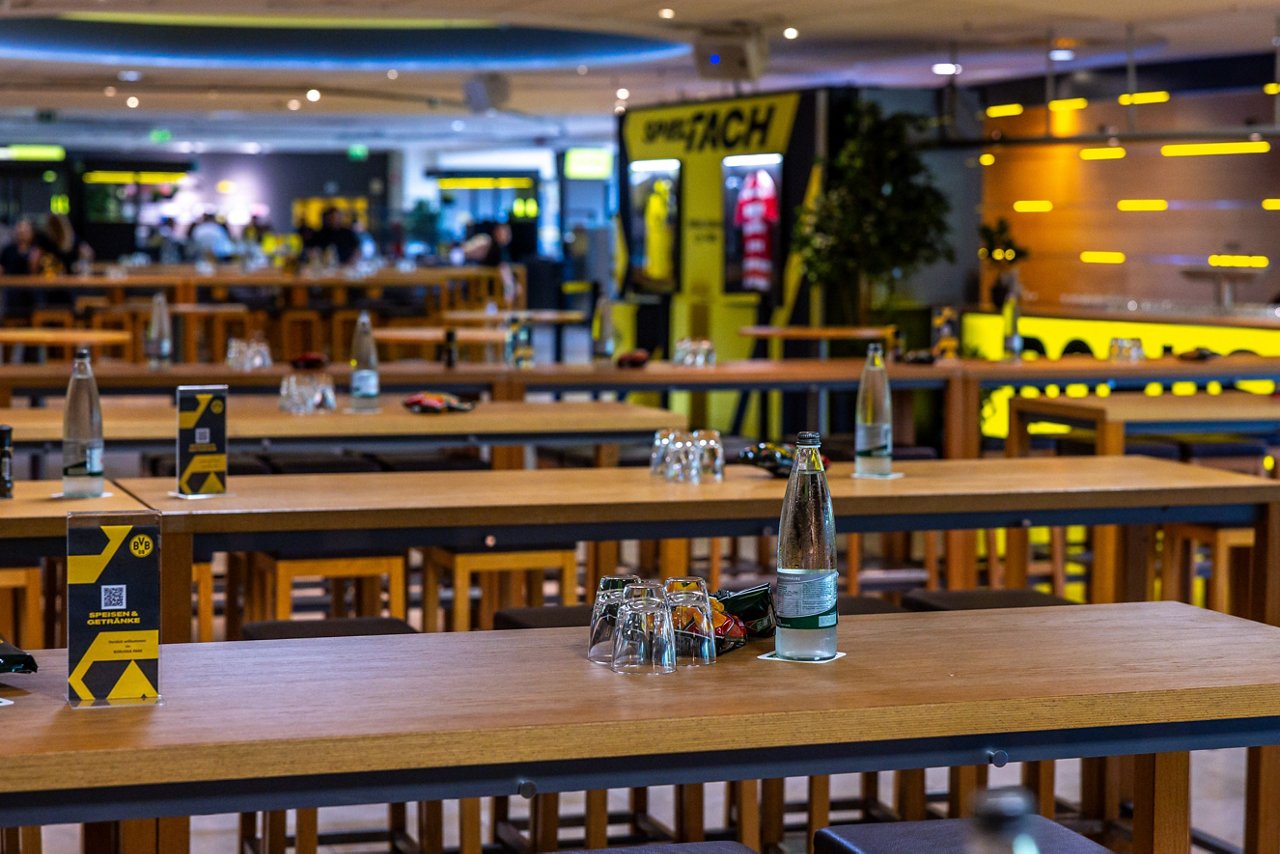 Interior view of the VIP area Borussia Park.
