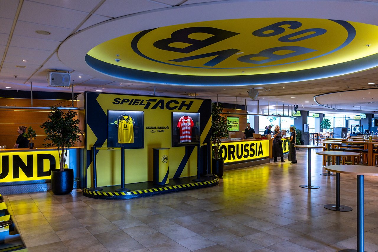Interior view of the VIP area Borussia Park.