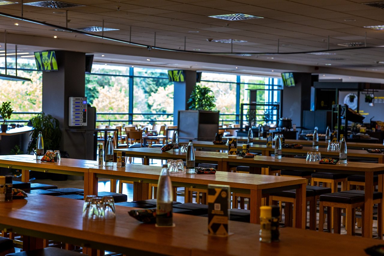 Interior view of the VIP area Borussia Park.