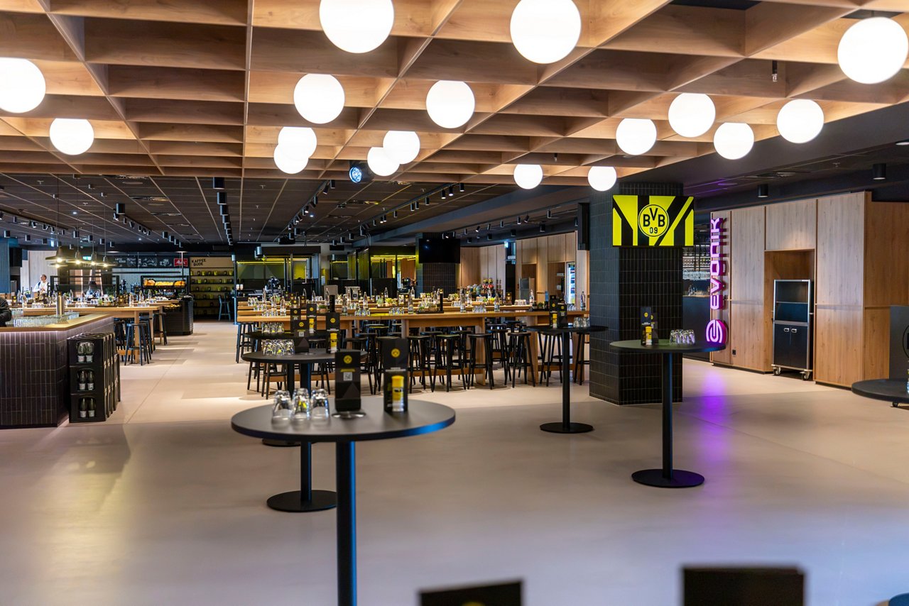 Interior view of the VIP area Borussia Park.