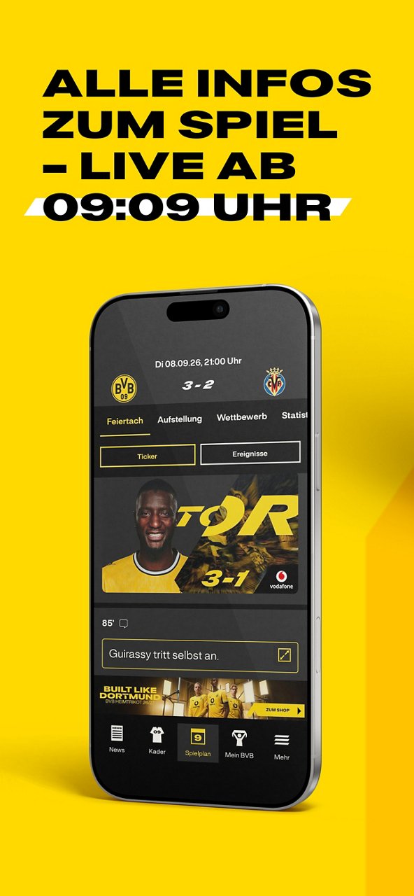 Screenshot Feiertach in der BVB-App.