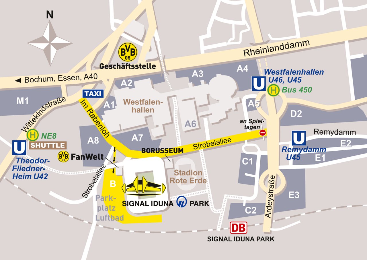 Karte, die verdeutlicht, wo der Parkplatz Luftbad und dessen Zufahrt liegt.
