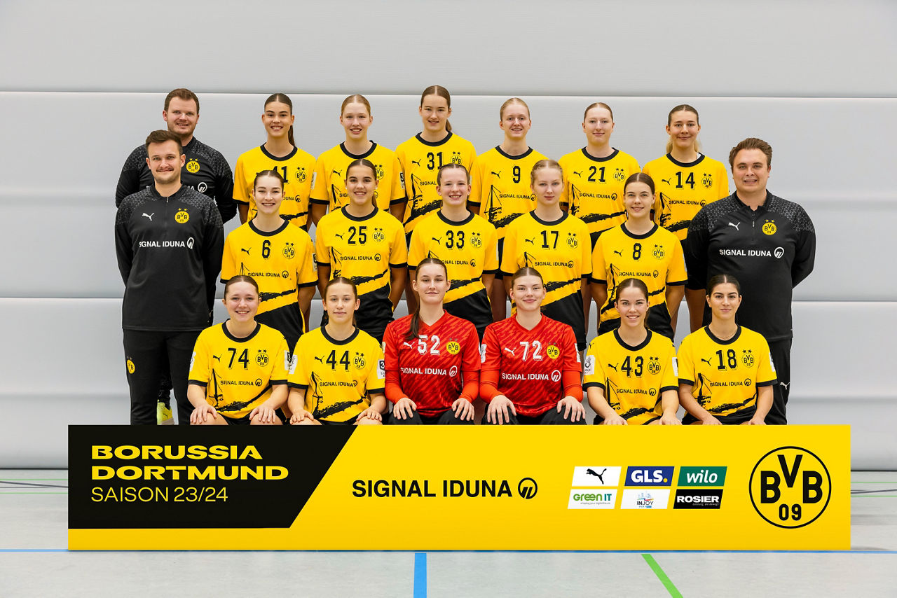 Team foto of 2nd bvb handball women