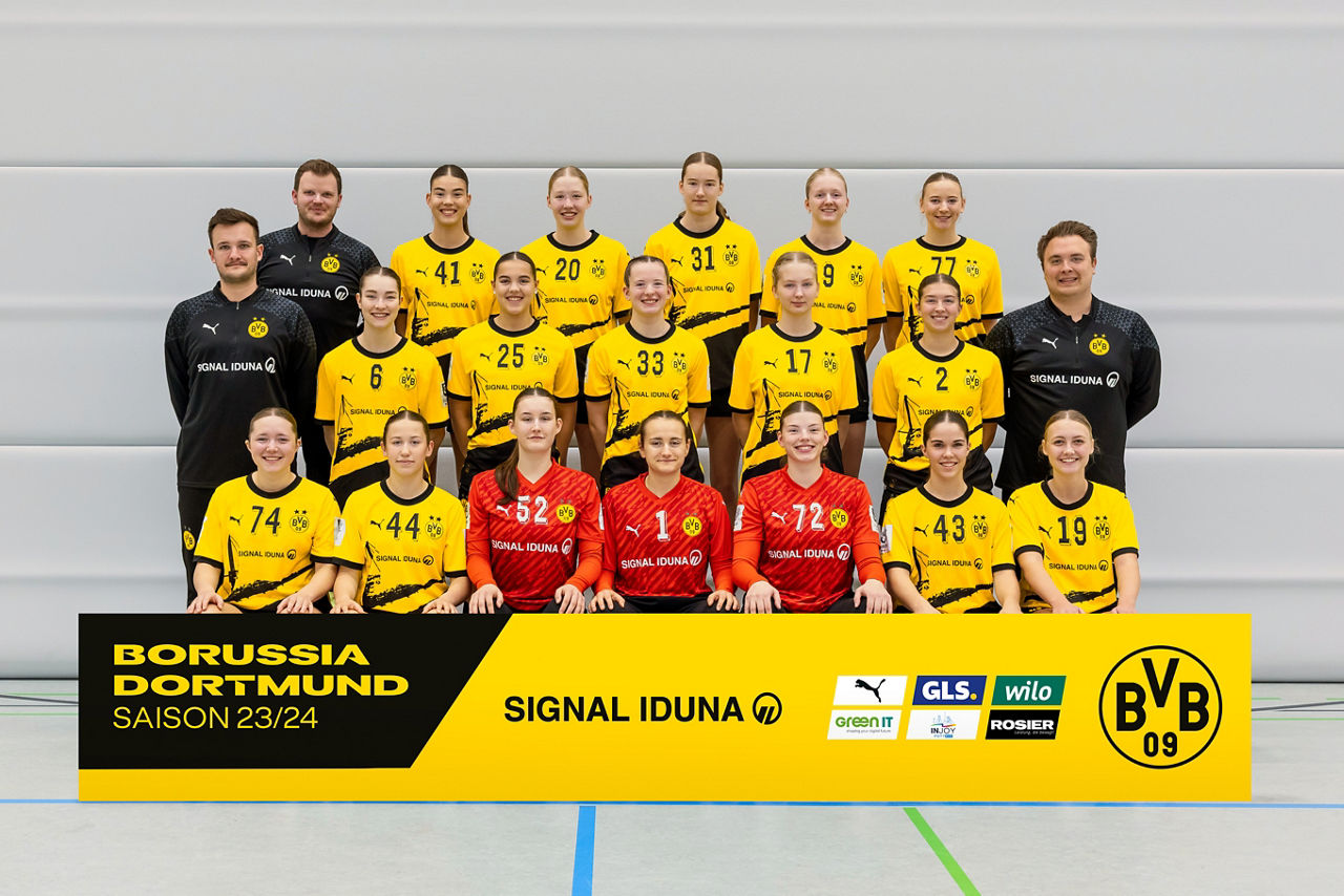 Teamfoto BVB-Handball-Damen A-Jugend